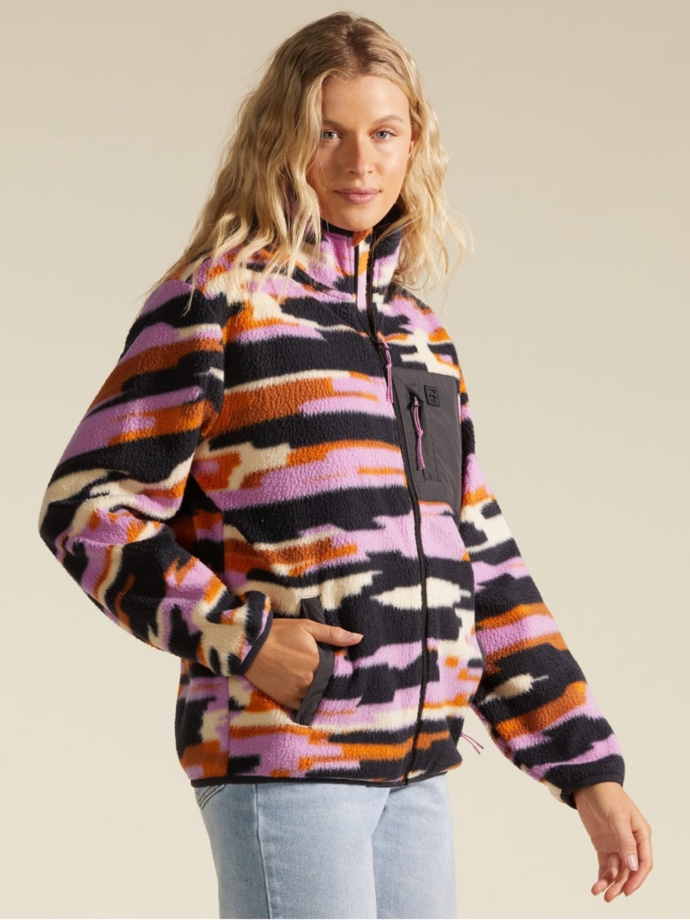 Billabong woman’s Switchback Full Zip Fleece. - Picture 1 of 7